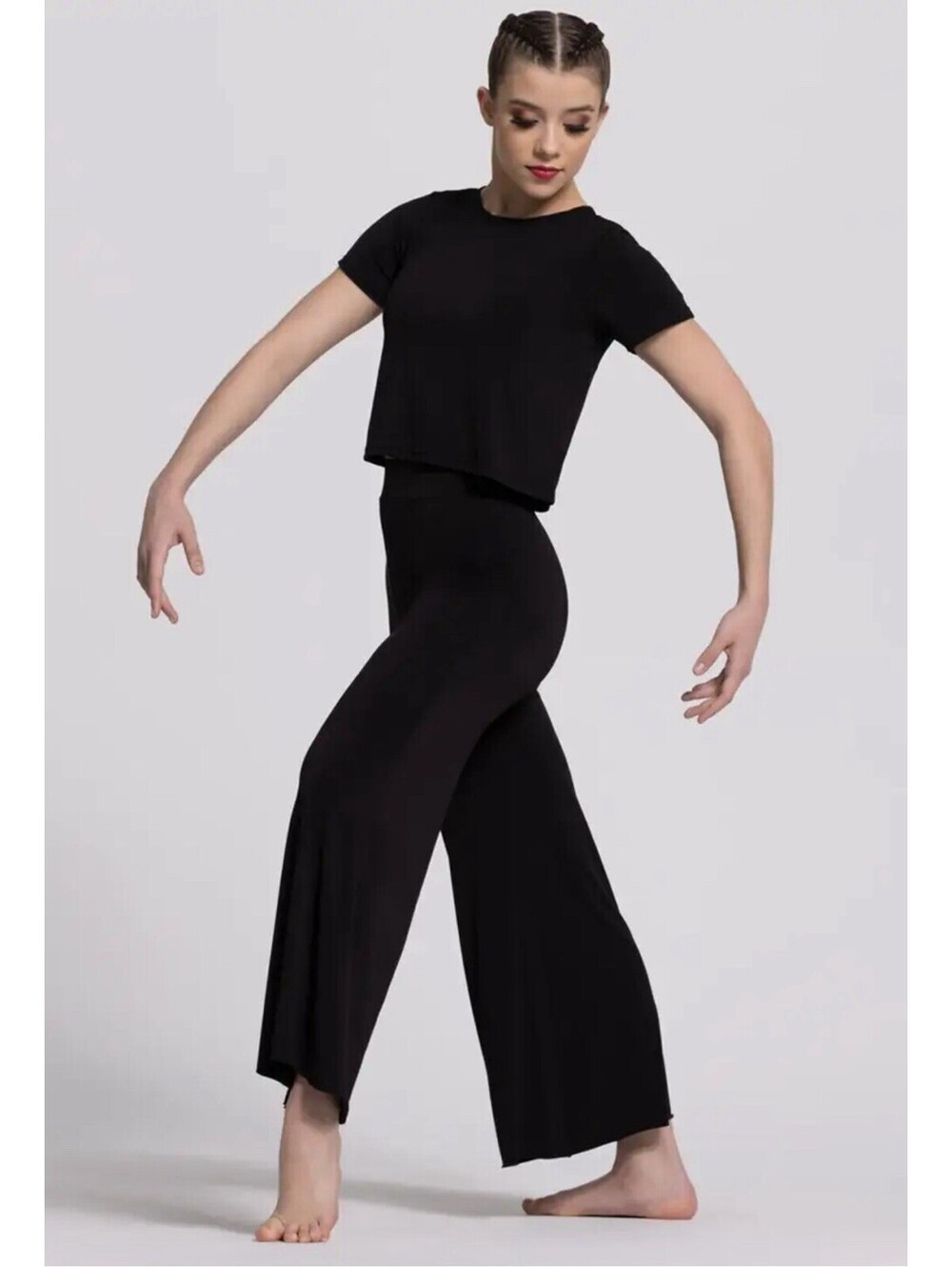 Weissman Dancewear Jersey Cropped Tee Style 14433 Size Womans MA